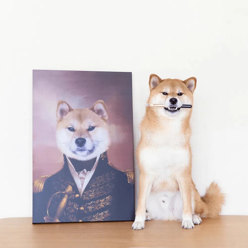 Custom Pet Portrait — Crown & Paw